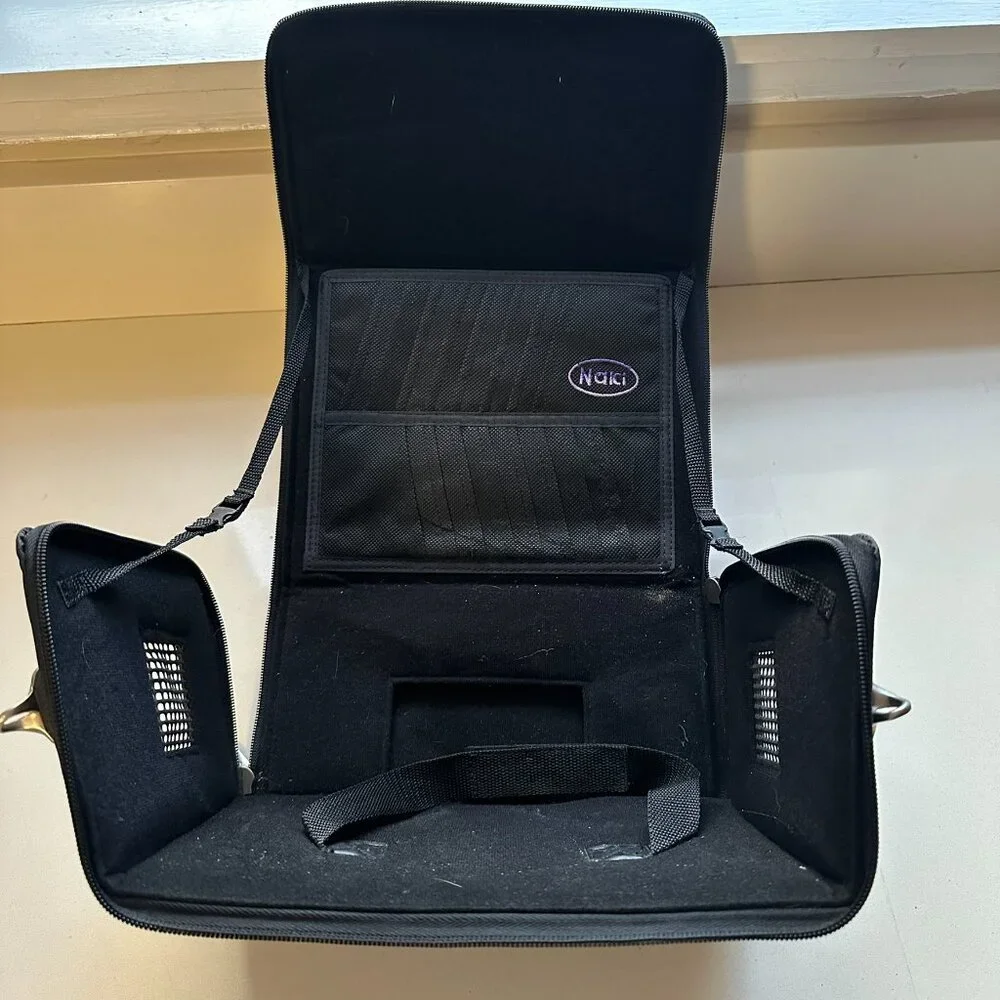 Naki G-Pak PS2 Wii Video Game System Organizer And Travel Case Carry Bag Some di - Picture 5 of 5